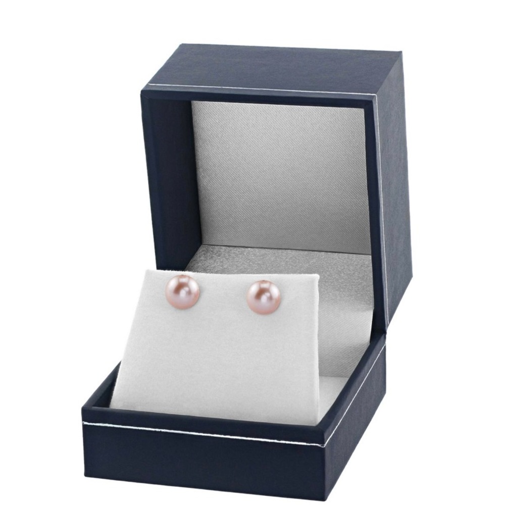 COPY - AAA 8mm authentic Pearl Stud earrings, high luster & tick nacre